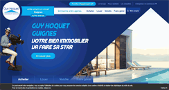 Desktop Screenshot of guyhoquet-immobilier-guignes.com